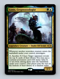 Lonis, Cryptozoologist Modern Horizons 2 Non-Foil MTG NM - Image 1