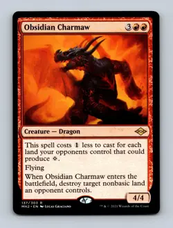 Obsidian Charmaw Modern Horizons 2 Non-Foil MTG NM - Image 1