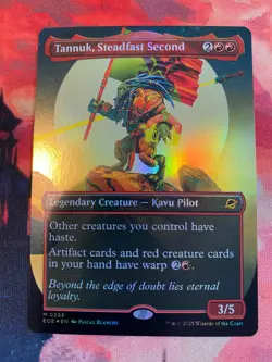 MTG Edge of Eternities Tannuk Steadfast Second Borderless Foil - Image 1