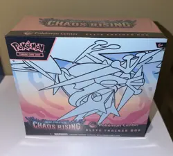 Pokemon Chaos Rising Pokemon Center ETB Elite Trainer Box Factory Sealed New - Image 1