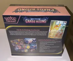 Pokemon Chaos Rising Pokemon Center ETB Elite Trainer Box Factory Sealed New - Image 3