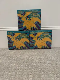 Lot of 3 - Pokemon TCG Ascended Heroes Elite Trainer Box ETB Factory Sealed - Image 1