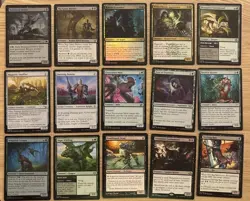 Budget Casual Commander MTG Deck Green Black Land Deck With Uurg Spawn Of Turg - Image 2