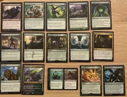 Budget Casual Commander MTG Deck Green Black Land Deck With Uurg Spawn Of Turg - Image 3