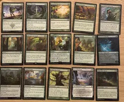 Budget Casual Commander MTG Deck Green Black Land Deck With Uurg Spawn Of Turg - Image 4