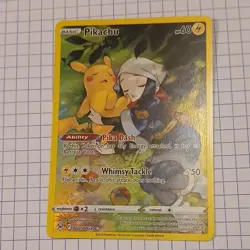 Pokemon TCG Pikachu TG05/TG30 Lost Origin Ultra Rare Holo Full Art - Image 1