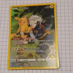 Pokemon TCG Pikachu TG05/TG30 Lost Origin Ultra Rare Holo Full Art - Image 5