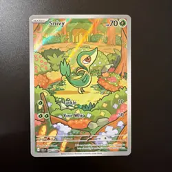 The Pokemon Company Snivy Illustration Rare Holo Full Art 087/086 70 HP English - Image 1