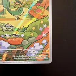 The Pokemon Company Snivy Illustration Rare Holo Full Art 087/086 70 HP English - Image 5