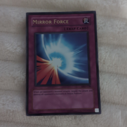 Yu-Gi-Oh! TCG Mirror Force Trap Card English Standard Size Standard Card - Image 1