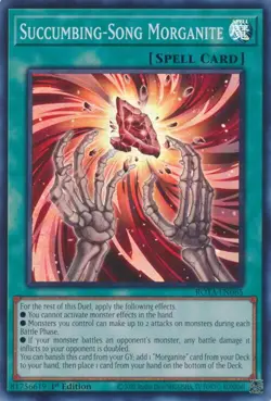 Succumbing-Song Morganite-Super Rare - 1st Edition - ROTA-EN065 - Rage of the... - Image 1