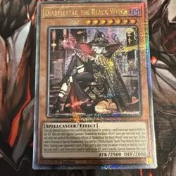 Yugioh Diabellstar the Black Witch Quarter Century Rare Alt Art RA04-EN047 - Image 1