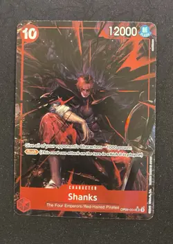 One Piece CCG Shanks OP09-004 SR Alt Art Emperors in the New World English - Image 1