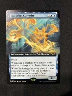 MTG - Enduring Curiosity (Extended Art) Duskmourn: House of Horror - Image 1