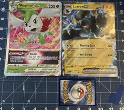 Shaymin VSTAR 014/172 JUMBO + Luxray ex 068/167 JUMBO (2 JUMBO cards) Pokemon - Image 1