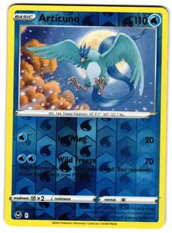 ARTICUNO 36/195 - NM - SWSH12 SILVER TEMPEST RARE HOLO ENGLISH POKEMON CARD - Image 1