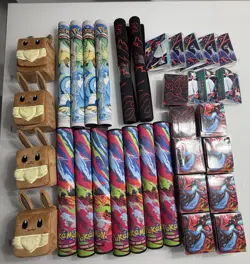 Pokemon Mat And Card Deck Lot - Image 1