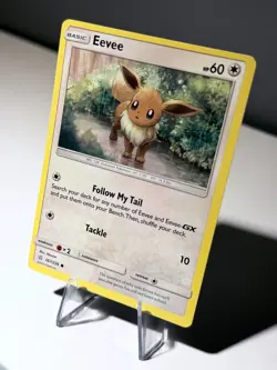 Eevee - 167/236 167/236 Pokemon Common SM - Cosmic Eclipse Card NM - Image 1