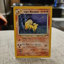 Light Ninetales Pokemon TCG Neo Destiny Uncommon Card #50/105 - Image 1