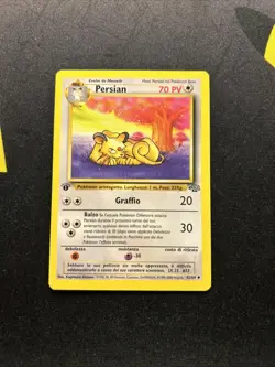 1ST EDITION Persian 42/64 Italian NM -Vintage Pokemon Card- Jungle Set (7q) - Image 1