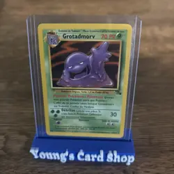 Pokemon Card - FRENCH Fossil Grotadmorv Muk 28/62 Rare - Image 1