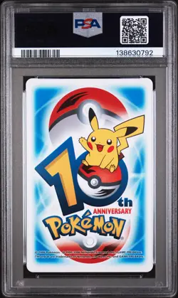 2006 POKEMON CENTER 10TH ANNIVERSARY PLAYING CARDS BLUE DECK BRENDAN PSA 10 - Image 2