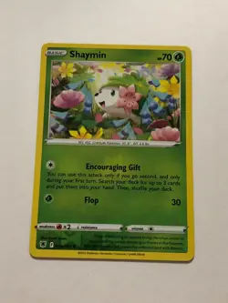 Pokemon Card Astral Radiance Reverse Holographic Shaymin 014/189 Near Mint - Image 1