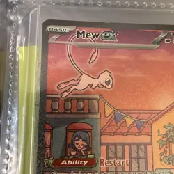 Pokemon Mew EX 053 Promo Holo 180 HP English Scarlet & Violet Card - Image 2