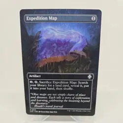 MTG Magic the Gathering Commander Ixalan Borderless #112 Expedition Map LP/NM - Image 1