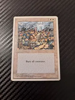 Wizards of the Coast Magic: The Gathering Wrath of God 4th Ed White 308 - Image 1