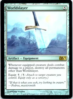 Worldslayer (Foil) Magic 2012 (M12), 222 NM - Image 1