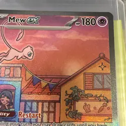 Pokemon Mew EX 053 Promo Holo 180 HP English Scarlet & Violet Card - Image 3