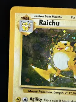 Pokemon TCG Raichu #16 Base Set 2 Vintage Holo LP + - Image 3