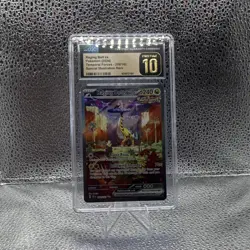 CGC PRISTINE 10 POKEMON RAGING BOLT EX TEMPORAL FORCES SIR #208/162 ENG - Image 1
