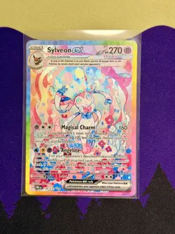 Sylveon ex 156 Prismatic Evolutions SIR Holo NM Pokemon Card - Image 2