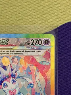 Sylveon ex 156 Prismatic Evolutions SIR Holo NM Pokemon Card - Image 4