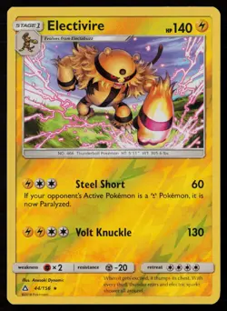 Electivire 44/156 Reverse Holo Pokemon TCG SM - Ultra Prism LP - Image 1