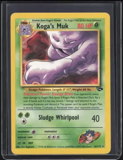 2000 Pokemon Gym Challenge Koga's Muk #26/132 HP - Image 1