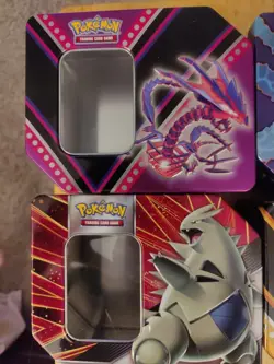 Lot of 4 EMPTY Pokemon Power Tins - Image 2