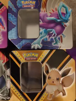 Lot of 4 EMPTY Pokemon Power Tins - Image 3