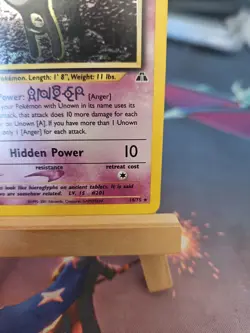 Pokemon TCG Unown a 14/75 Neo Discovery Unlimited Holo Rare WOTC LP - Image 4
