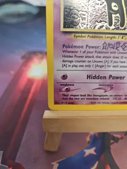 Pokemon TCG Unown a 14/75 Neo Discovery Unlimited Holo Rare WOTC LP - Image 5