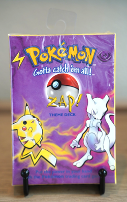 ZAP Theme Deck Pokemon Wizards of the Coast SEALED 1999 Base set SHADOWLESSU - Image 1