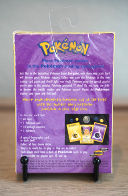 ZAP Theme Deck Pokemon Wizards of the Coast SEALED 1999 Base set SHADOWLESSU - Image 2