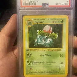1999 Pokemon Game ' Ivysaur ' 1st Edition PSA 7 Near Mint - Image 5
