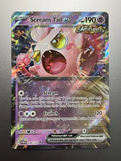 Pokemon - Scream Tail EX 094/167 Double Rare, SV: Twilight Masquerade, Holo, NM - Image 1
