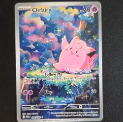 Pokemon Clefairy 094/088 Journey Together Illustration Rare Full Art Holo Eng - Image 1