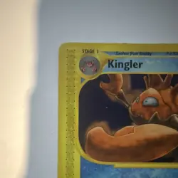 Pokemon Expedition Base Set Rare Regular Kingler 50/165 HP80 English 2002 - Image 4
