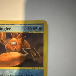 Pokemon Expedition Base Set Rare Regular Kingler 50/165 HP80 English 2002 - Image 5