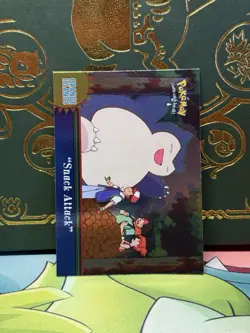 SNORLAX HOLO Foil 2000 Topps Pokemon Series 3 OR11 Snack Attack Blue Label LP + - Image 1